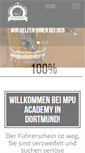 Mobile Screenshot of mpu-academy.com